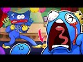 [Animation] The reason why Blue LOVES balloons! | Rainbow Friends VS Poppy Playtime3 | SLIME CAT
