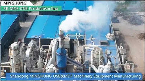 China MDF OSB PB Particle board production line /Manufacturing machine