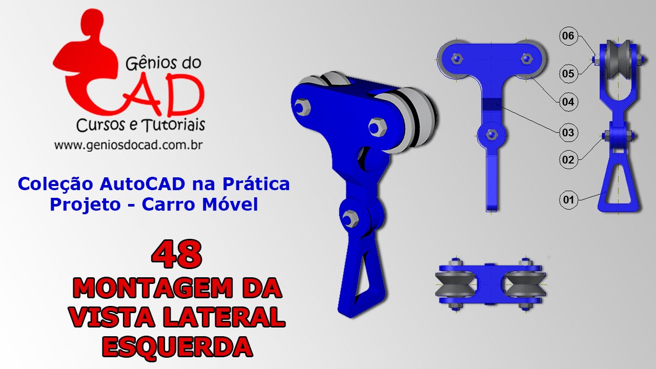 48 - Montagem da Vista Lateral Esquerda