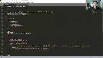 Membuat Pagination pada PHP yang terhubung dengan database MYSQL
