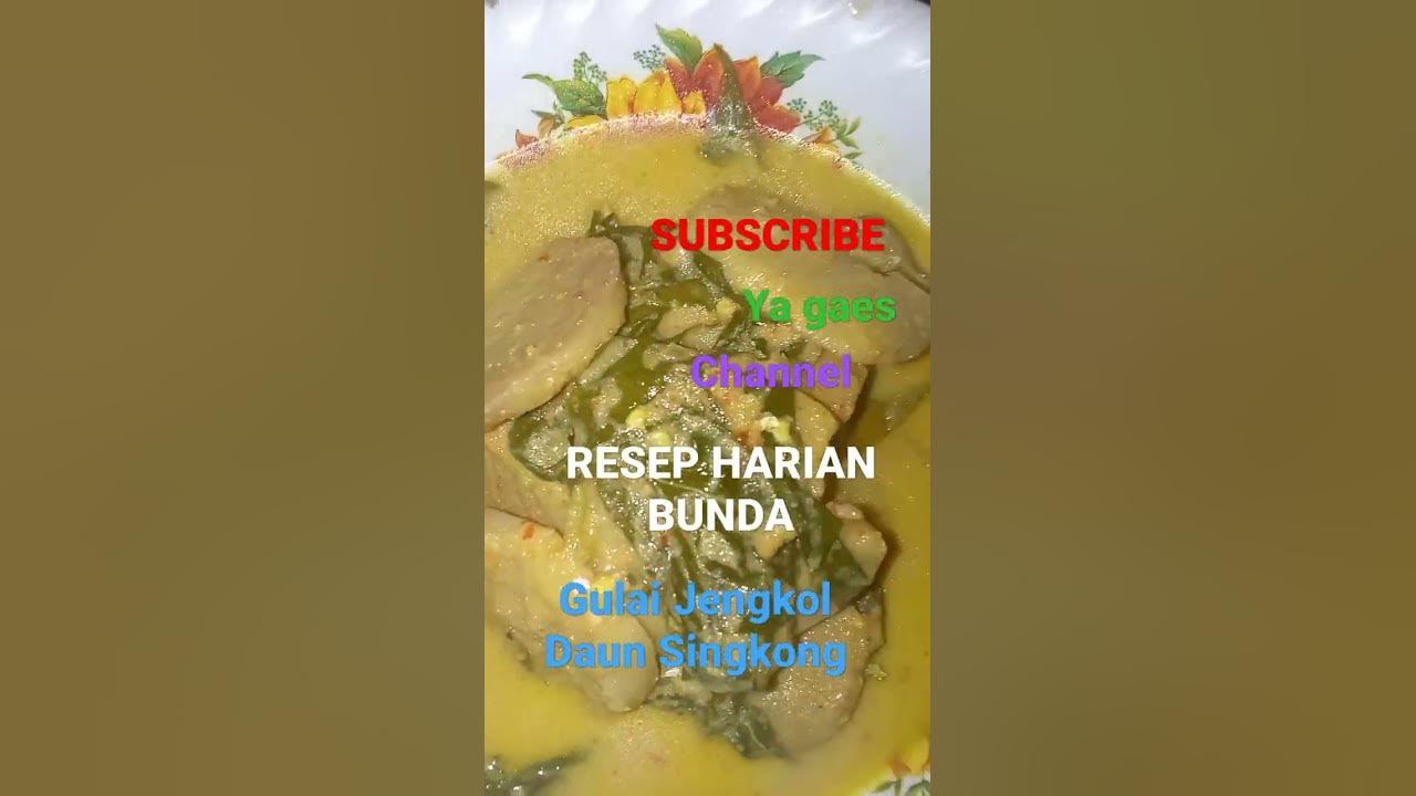 RESEP GULAI JENGKOL DAUN SINGKONG || #masaksimple #bumburasarumahan #makanenak RESEP GULAI JENGKOL DAUN SINGKONG || #masaksimple #bumburasarumahan #makanenak