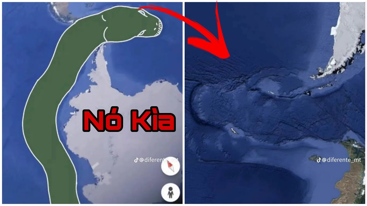 Rắn Biển Khổng Lồ Leviathan xuất hiện Google Maps là Sự Thật sao - YouTube