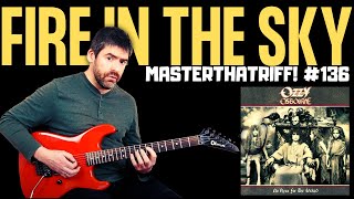 Fire in the Sky by Ozzy Osbourne - Riff Guitar Lesson (w/TAB) - MasterThatRiff! #136