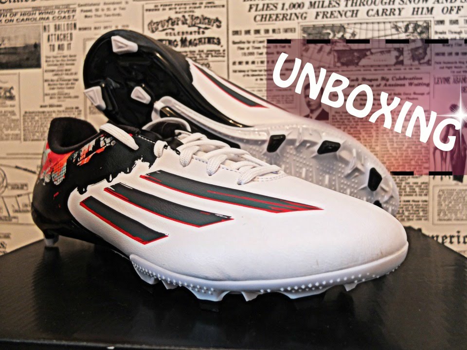 Unboxing: adidas Messi Pibe De Barr10 10.3 FG boots - YouTube