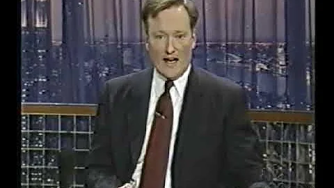 Late Night with Conan O'Brien Monologue 9/18/01 First Episode After 9/11