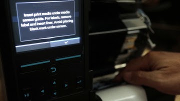 Manual calibration label with gap on Sato CL4NX !