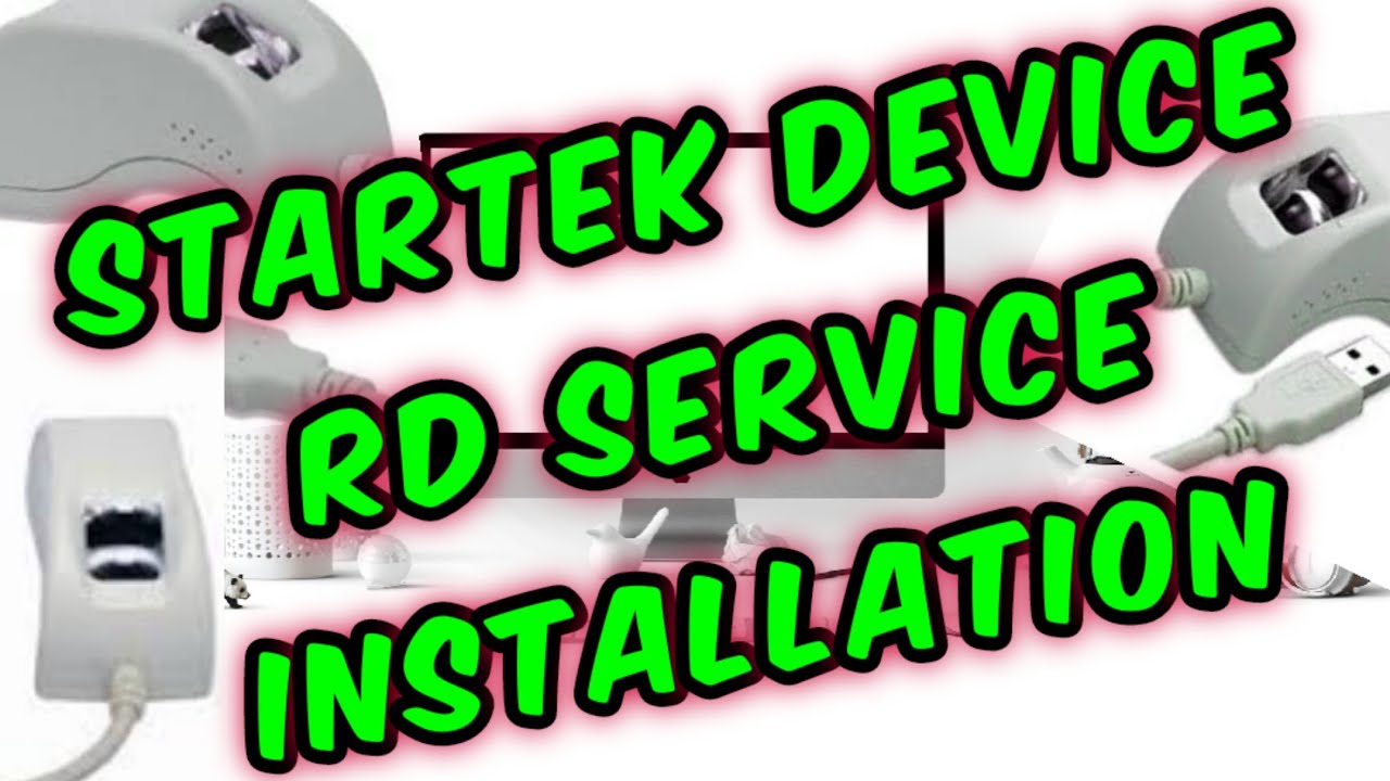 startek device rd service installation in kannada - YouTube