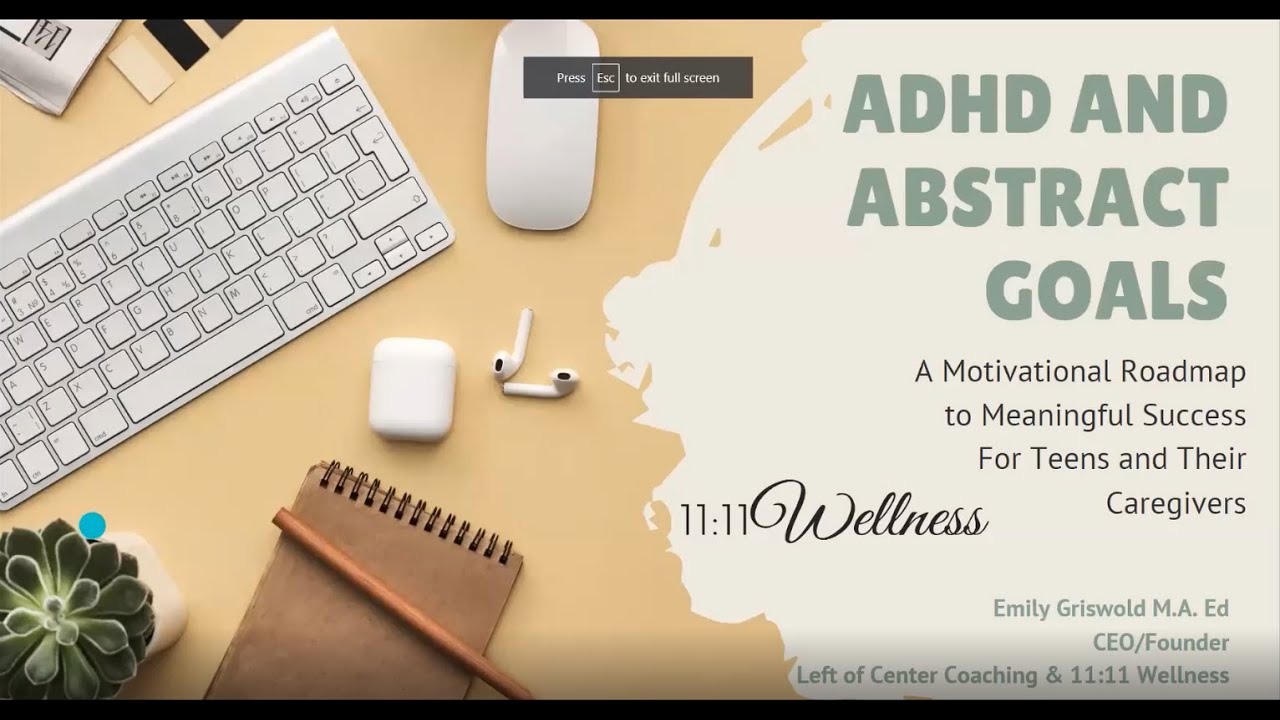 ADHD and Abstract Goals: A Motivational Roadmap to Meaningful Success ...