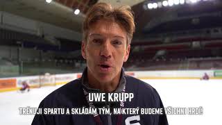 Kouč Uwe Krupp zve fanoušky na hokej