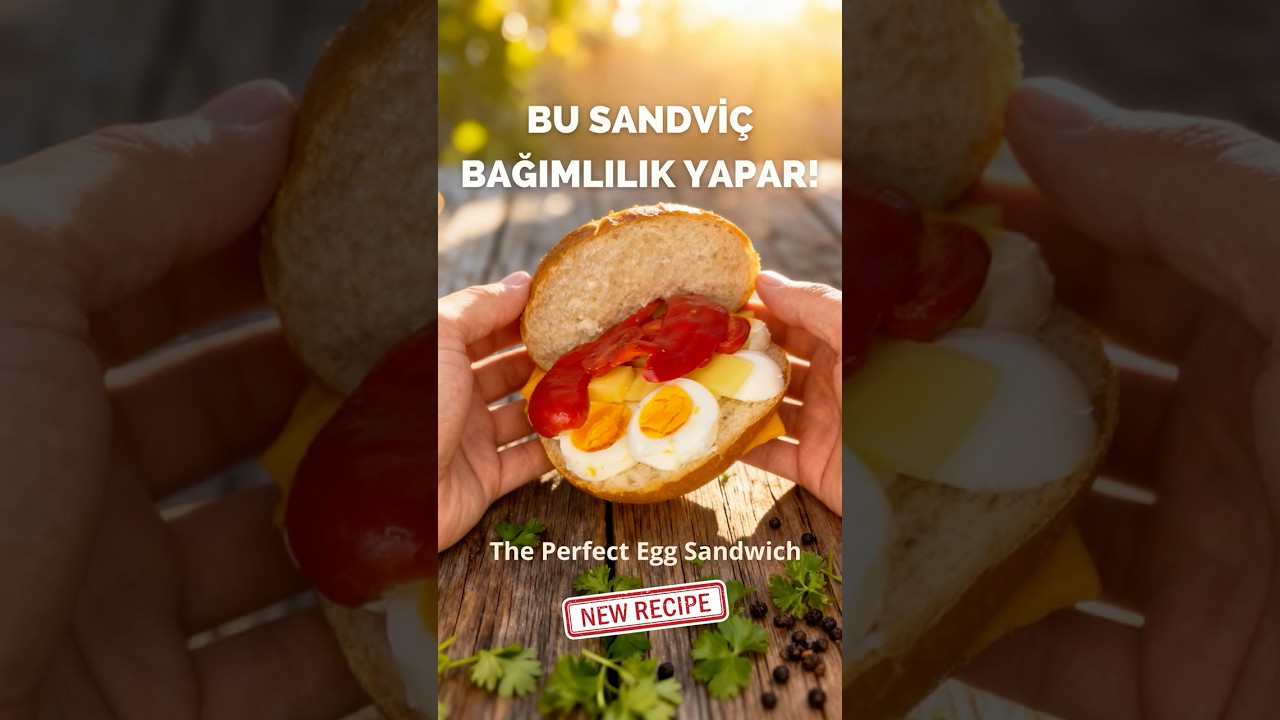 Pratik Yumurtalı Sandviç Tarifi 🥪