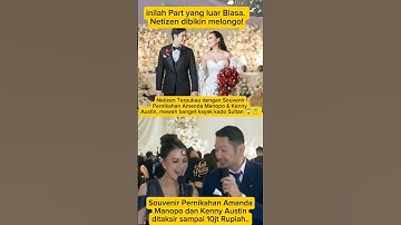 🔥😱 Netizen Sy0k! Souvenir Pernikahan Amanda Manopo & Kenny Austin bikin Melongo! #trending #viral