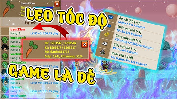 [NRO] Whis Phải Chịu Thua Với Ông Trùm Sét Kakarot - Khủng Khiếp HP Tăng Từ Lv1 Đến Lv85