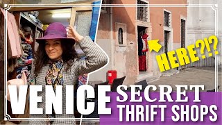 THRIFT With me in VENICE  ITALY | Charity shops + haul