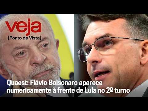 Quaest: Flávio Bolsonaro leads Lula numerically in a potential runoff