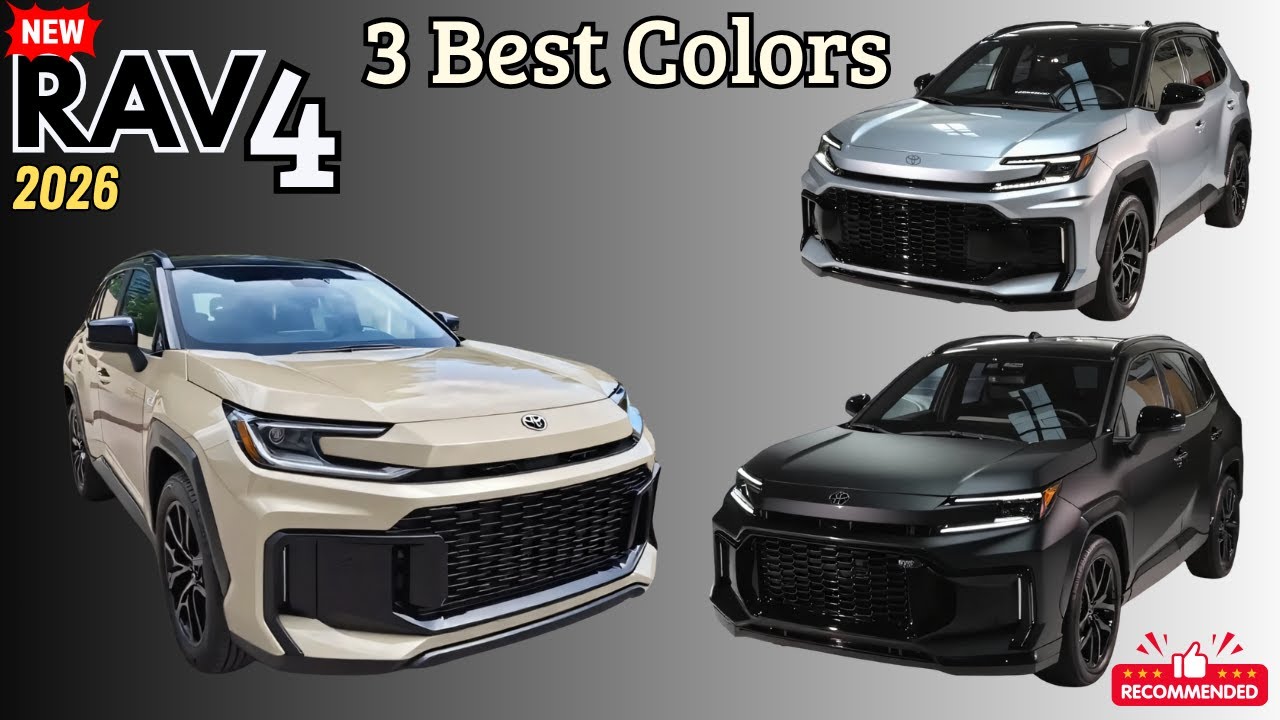 2026 Toyota RAV4 Hybrid - The 3 Hottest Colors You Need to See!!