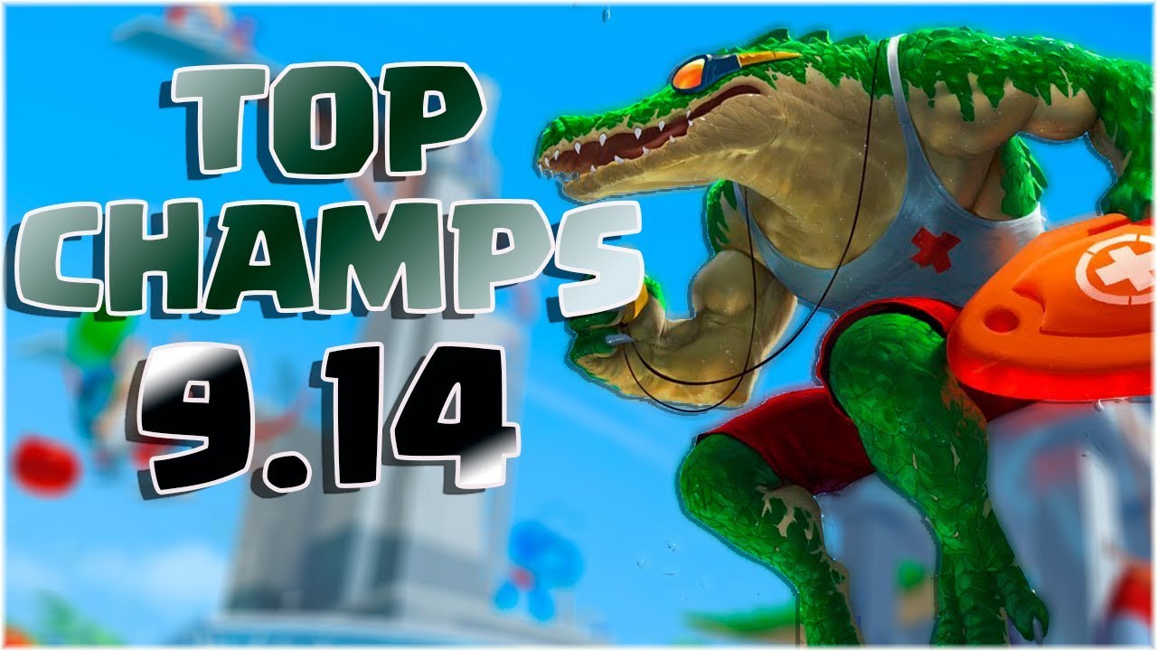 🔴 OS MELHORES CAMPEÕES DO PATCH 9.14 - RENEKTON E KATARINA BUFFADOS E CAUSANDO - TOP CHAMPS