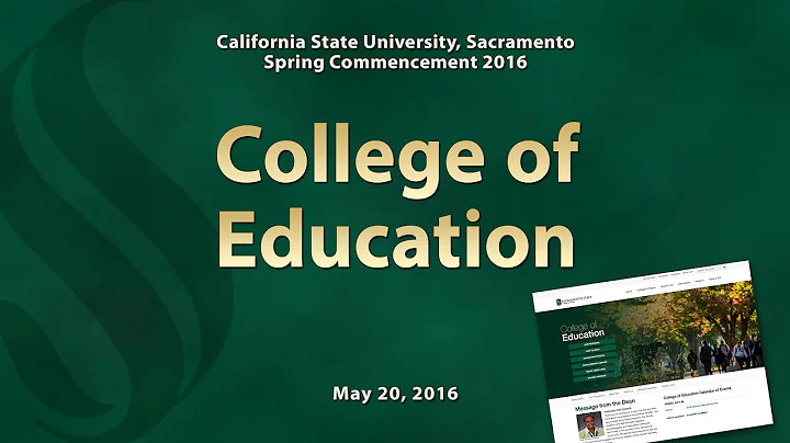 Commencement - Spring 2016 - College of Education