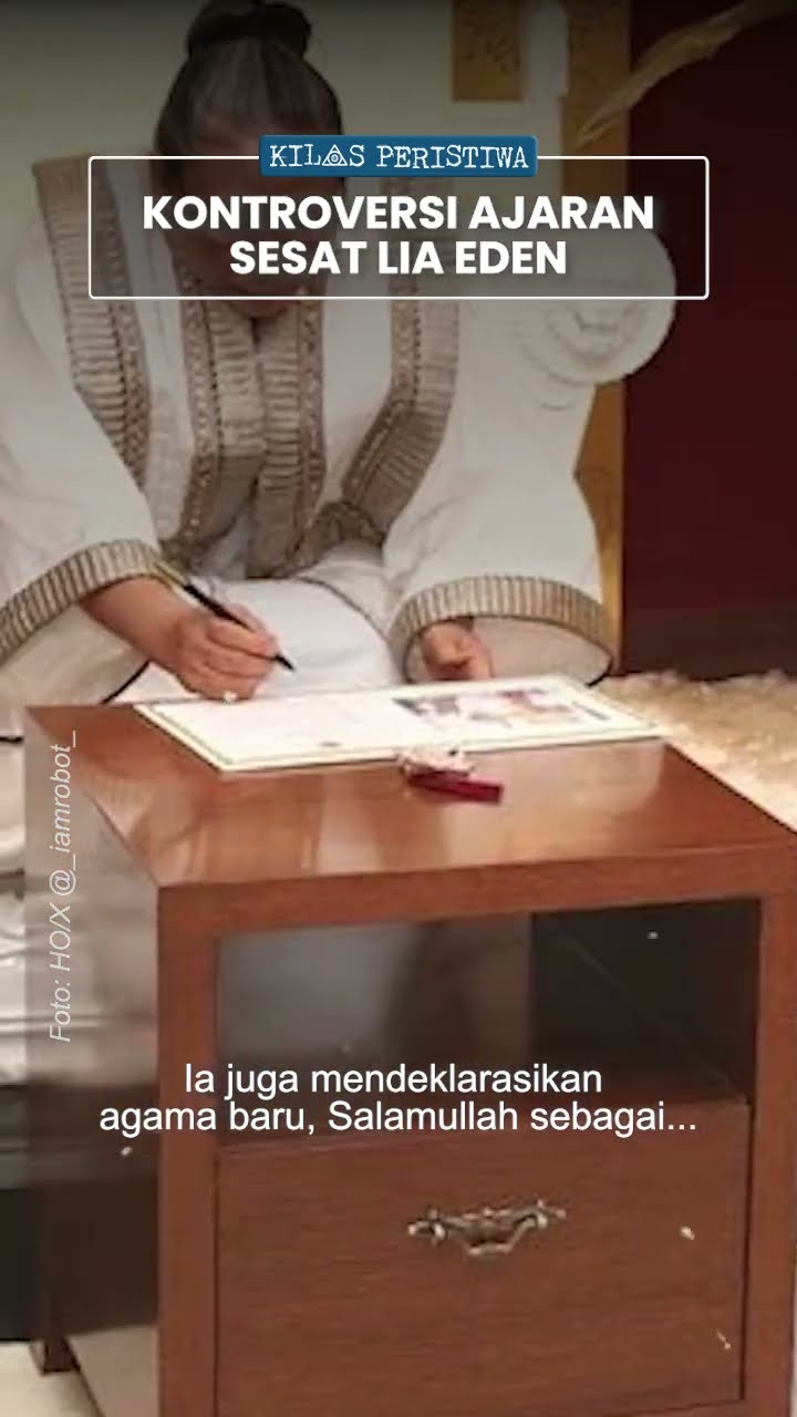 Kilas Peristiwa: Menolak Lupa Ajaran Sesat Lia Eden yang Ngaku Malaikat Jibril, Halalkan Makan Babi