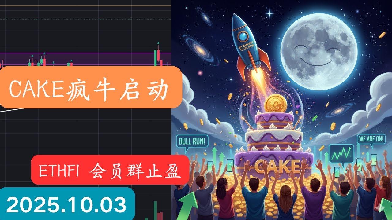CAKE突破!ETHFI止盈!山寨币大牛市 爽歪歪~ 财富密码在片尾 #BTC ETH BCH ETC 空气币没前途 - YouTube