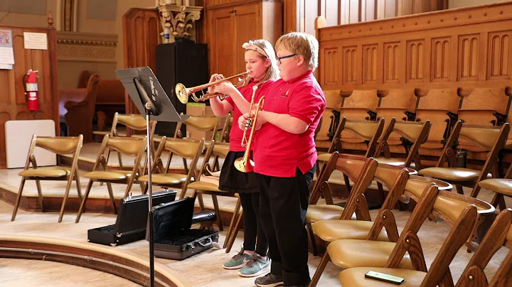 Peter and Rosemary Playing for School Mass 11-9-17