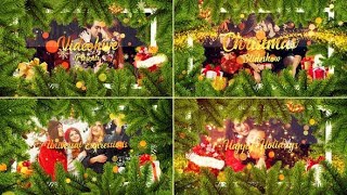 Christmas Slideshow (After Effects template)