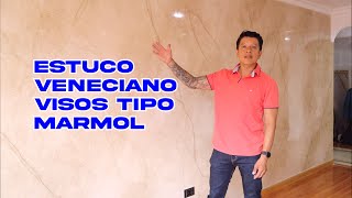 Estuco veneciano Visos Tipo Marmol (tutorial)