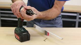 Screw Starter With Countersink: Drilling and countersinking in one step