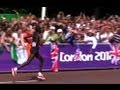 Admiralty Arch &amp; The Mall - London 2012 Men&#39;s Olympic Marathon - Stephen Kiprotich of Uganda