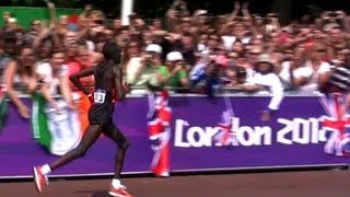 Admiralty Arch & The Mall - London 2012 Men's Olympic Marathon - Stephen Kiprotich Of Uganda
