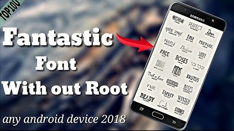 Change Font Style in Any Android Device Without Root 2018 in Urdu/Hindi