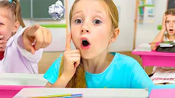 Nastya and the story about back to school bullying