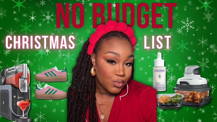 No Budget Christmas List | 10+ Christmas Gift Ideas | Gift Guide for Her