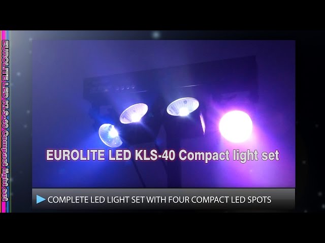 Комплект світлодіодних прожекторів (4 шт.) EUROLITE LED KLS-40 Compact Light Set