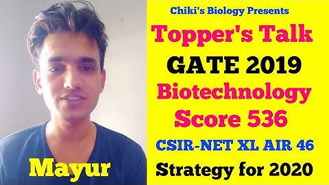 GATE BIOTECHNOLOGY 2025-26 || Strategy tips by a topper for GATE || Must Watch Video..By Chiki