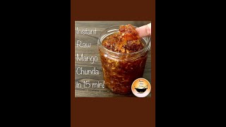 Instant Raw Mango Chunda Recipe/Aam ka chunda/Gulamba/Gujarati Instant Chunda Recipe/Chundo/#shorts