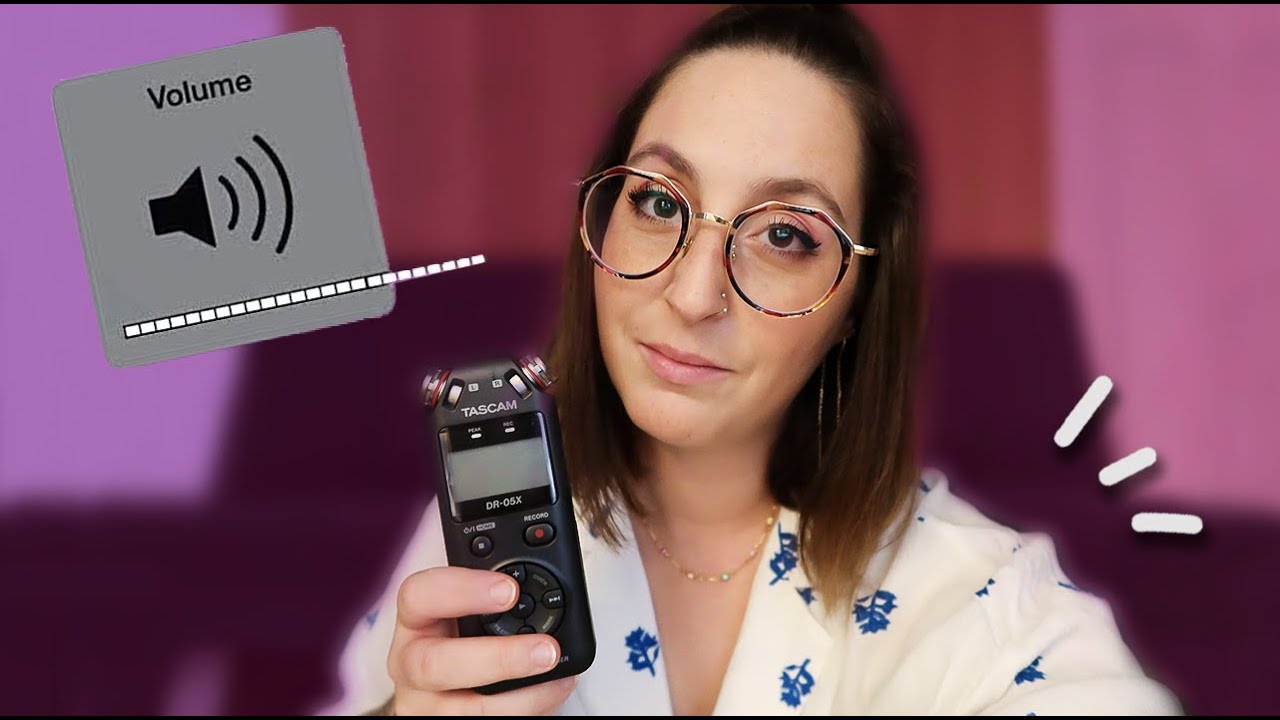 ASMR AVEC L’INTENSITÉ DU MICRO AU MAX !! (TASCAM)