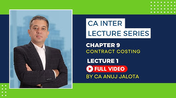 Contract costing free online video tutorial – Lecture 1