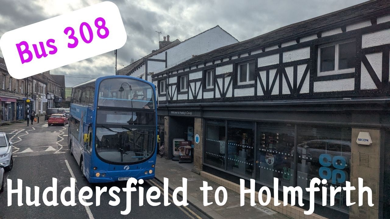 Holme Valley views | Bus 308 Huddersfield to Holmfirth | February 2026