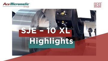 Ace Designers CNC Lathe Model : SJE -10 XL with High Power Spindle Motor
