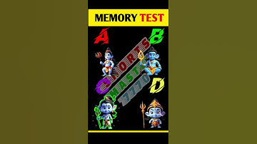 memory Test | guess the correct one !| memory puzles and riddles | #shorts #viral #paheliyan