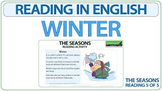 WINTER - Reading in English - The Seasons Reading 5 of 5