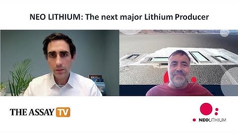 Waldo Perez, CEO of Neo Lithium with some updated info regarding 3Q project in Argentina!