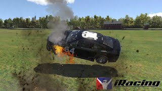 iRacing Satisfying Rollover Crash