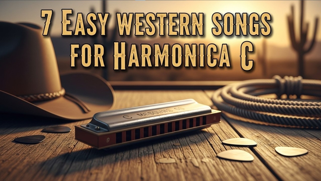 7 Easy Western Songs for Harmonica in C (No Bending!)