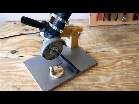 Making a Homemade Angle Grinder Stand - El Yapımı Metal Kesme Standı