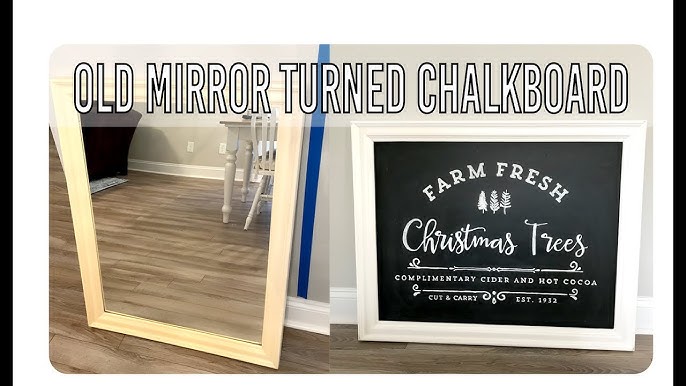 Paint a Mirror with Chalkboard Paint, Best Chalkboard Paint for Glass -  Joyfully Treasured