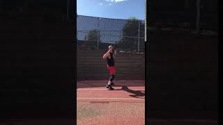 Robby Row's Pitching Drills - Rocker Arm Spiral Throws