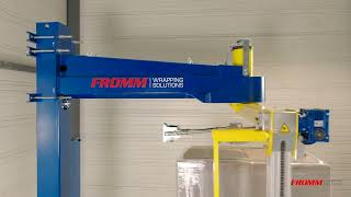 FROMM FS500 Rotary Arm Wrapper with Aeolus auto film cutting & distance control