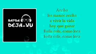 Banda Deja - vu | La cola | LOS PALMERAS | COVER | Video lyrics