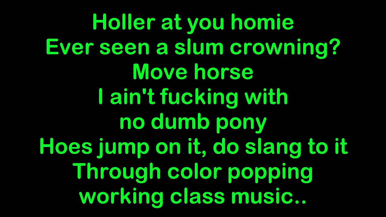 i need a dollar lyrics